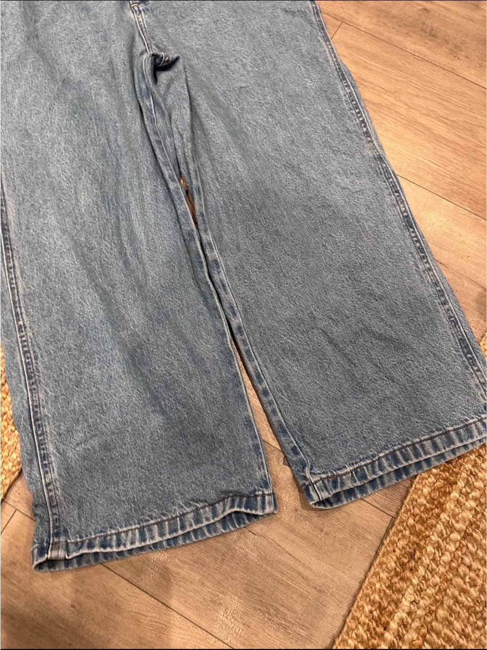 Levi's Light Blue Wide-Leg Denim Jumpsuit - Picture 8 of 10